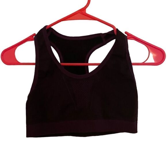 I Love Milan Sports Bras Small Athletic Sports Running purple black - Picture 1 of 4
